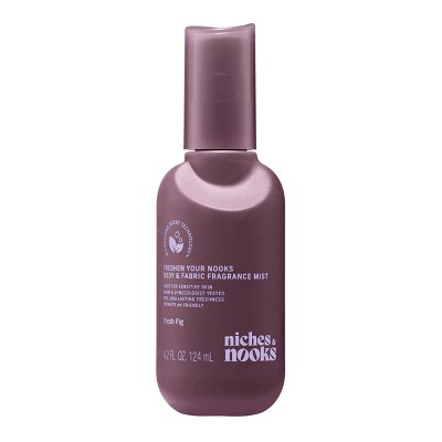 Niches & Nooks, Freshen Your Nooks Body & Fabric Fragrance Mist - Fresh Fig - 4.2 fl oz