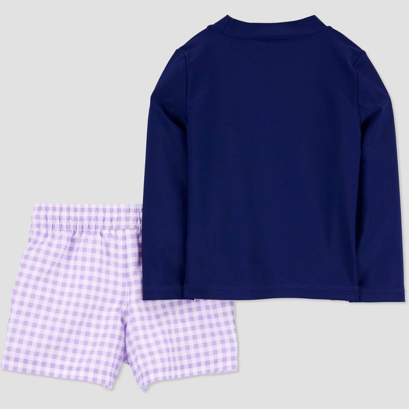 Carter's Just One You®️ Toddler Boys' Long Sleeve Rash Guard Set, 3 of 6