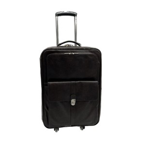 Amerileather Chestnut Leather Carry-on Pullman (#608-8) - 1 of 1