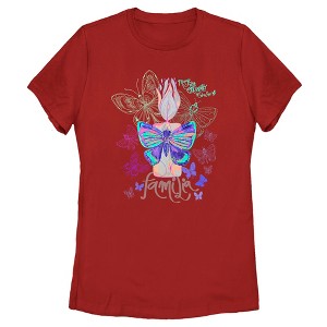 Women's Encanto Familia Butterfly By Sebas Pakui T-Shirt - 1 of 4