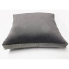 17"x17" Luxe Velvet Square Throw Pillow - Edie@Home - 2 of 4