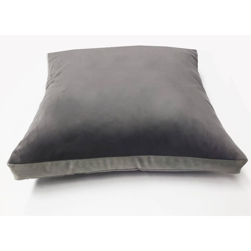 17"x17" Luxe Velvet Square Throw Pillow - Edie@Home, 3 of 7