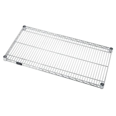 Quantum Storage Systems Wire Shelf, 42"W X 21"D, 600 - 800 Lb. Capacity, 304 Stainless Steel, Nsf