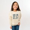 The Juniper Shop Spill The Tea Sis Boat Youth Sweatshirt - 2 of 4