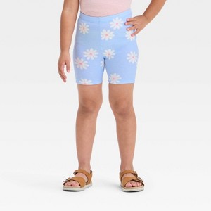 Toddler Girls' Ribbed Bike Shorts - Cat & Jack™ - 1 of 3