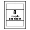 Avery Name Badge Insert Refills, Horizontal/Vertical, 2 1/4 x 3 1/2, White, 400/Box - 4 of 4