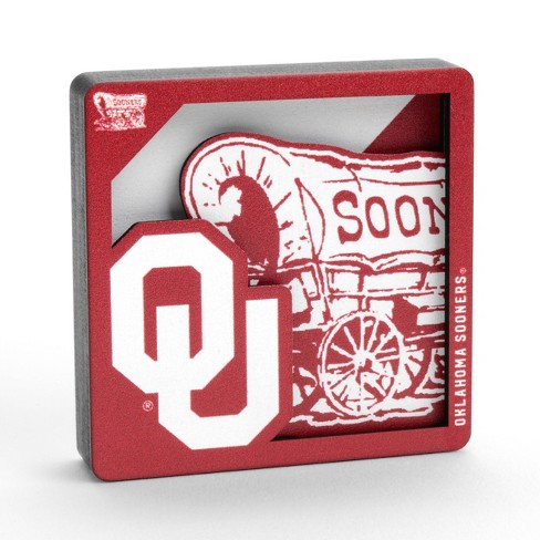 Ncaa Oklahoma Sooners 3d Logo Magnet Target