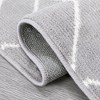 Area Rug Geometric Rug for Living Room Ultra Soft Fluffy Carpet Thick Plush Shaggy Rug - 4 of 4
