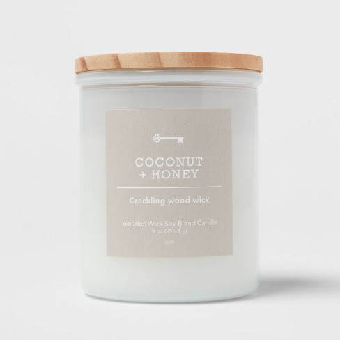 White Sandalwood and Smoke - Coconut and Soy Wood Wick Candle