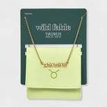 Zodiac Pendant Necklace - Wild Fable™ Gold