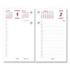 Daily Calendar Pad Refill, 6 x 3.5, White/Burgundy/Gray Sheets, 12-Month (Jan to Dec): 2025 - 4 of 4