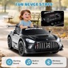Costway Ride on Car Licensed Mercedes-AMG GT3 Kids Car with Remote Control 3 Speeds Black/Red/White - 2 of 4