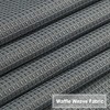 Waffle Weave Textured Solid Curtains for Bathroom Kitchen Cafe - image 3 of 4