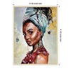 Amanti Art Lady with Butterflies by Design Fabrikken Wood Framed Wall Art Print - 4 of 4