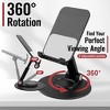 Vena Phone Stand Phone Holder for Desk, Cell Phone Stand for Desk Anti-Slip Cell Phone Holder iPhone Stand Ratating 360° Adjustable Desk Phone Stand - 2 of 4