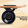 Magneto Bamboo Longboards| 42” x 9” | Cruising, Carving, Free-Style, and Downhill (Bamboo Drop & Fiberglass Through Longboard) - 4 of 4
