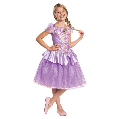 Girls' Rapunzel Classic Costume - Size 4-6x - Purple : Target