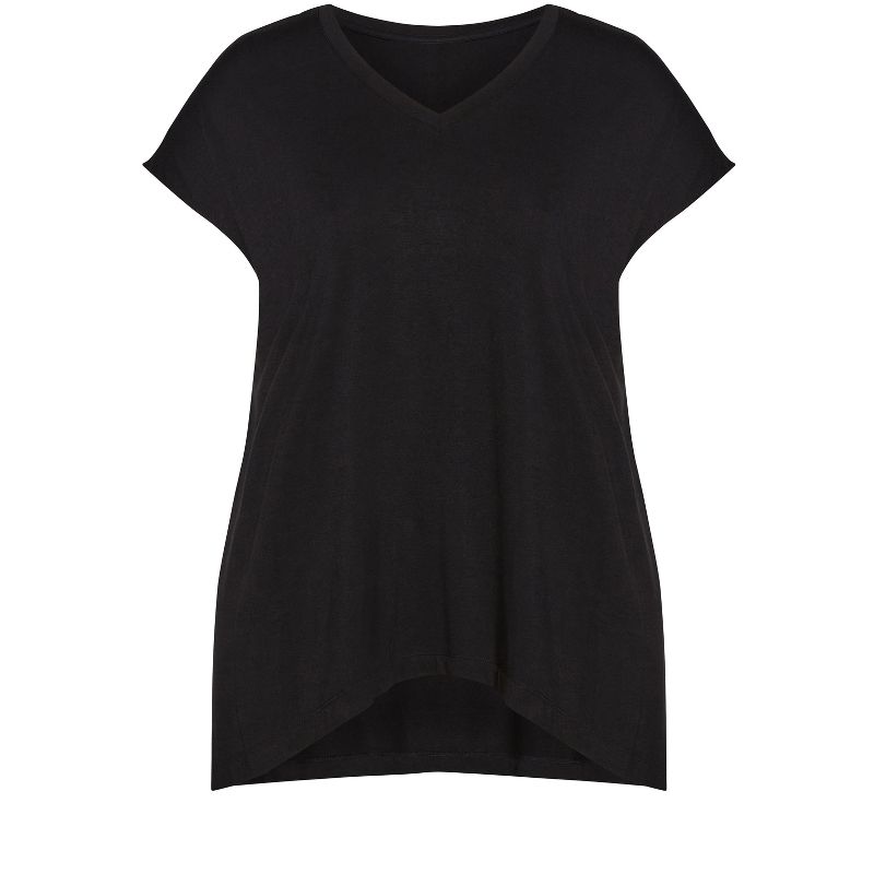Women's Plus Size Tenille Top - black | AVENUE, 5 of 7