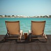 11 PCS 11.7" X 11.7" Textured Square Plastic Wood Deck Tiles, Outdoor Terrace Flooring in Brown - 2 of 4