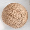 FURNIinspire Woven Wicker Round Cat Bed Cave with Handles,For Any Size Cat Breeds,Use with Cat Tower,18"*18"*18" - 4 of 4