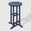 WestinTrends Malibu 37" All Weather HDPE Outdoor Patio Counter Height Bistro Table - Round - 4 of 4
