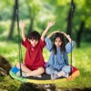 VEVOR Tree Swing, 40 Inch Saucer Swing, 750lbs Weight Capacity, 900D Oxford Fabric Swing Seat with 2 Tree Hanging Straps - 2 of 4