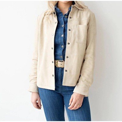 Women's Dakota Suede Shirt Jacket - Amsterdam Heritage