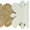 Saro Lifestyle Contemporary Table Runner With Beaded Design, Gold, 13" x 36" - 2 of 3