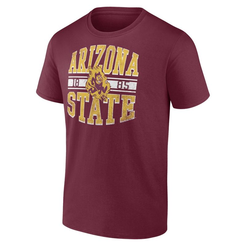 NCAA Arizona State Sun Devils Men&#39;s Cotton T-Shirt, 2 of 4
