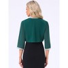 INSPIRE CHIC Women's Open Front Sequin Long Sleeve Shrug Sweaters - 4 of 4