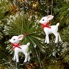 2ct Retro Small Deer Christmas Tree Ornament Set - Wondershop™ - 2 of 3