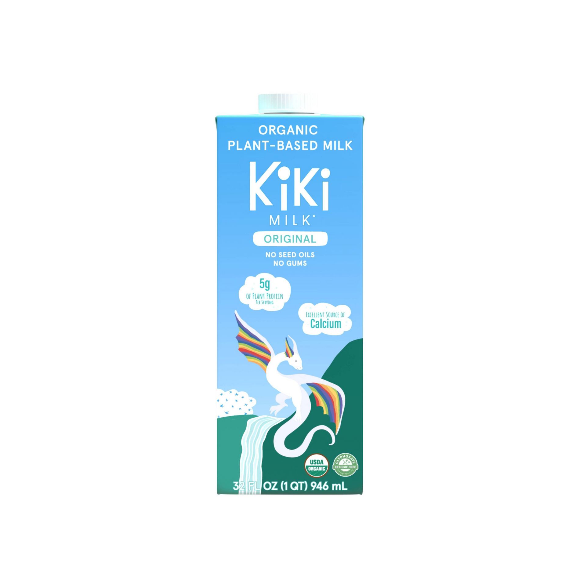 Kiki Milk Organic Dairy-Free Oat Milk – 32 fl oz