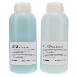 Davines MINU Illuminating Shampoo 33.8 oz & Davines MINU Illuminating Conditioner 33.8 oz Combo Pack - 1 of 4