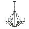 Capital Lighting Clive 6 - Light Chandelier in  Carbon Grey/BlackIron - 2 of 4