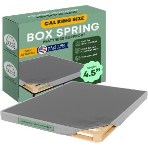 Continental Sleep, 4.5-Inch Low Profile Mattress Foundation, Strong Wood Structure, Easy Simple Assembly Box Spring. - 1 of 4