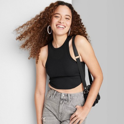 Women's Value Tiny Tank Top - Wild Fable™ Black Xs : Target