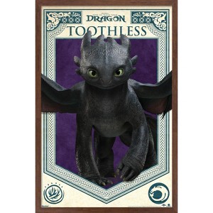 Trends International How To Train Your Dragon (2025) - Toothless Framed Wall Poster Prints - 1 of 4