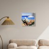 Art Remedy Relaxing Sunny Beach View Chic Coastal Wall Art Framed - 2 of 4