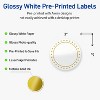 Avery 3" Diameter Labels, Gold Border with Gold Dots, 60 ct - 2 of 4