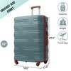 Camping Suitcase Hardshell Luggage Expandable Spinner Suitcase With TSA Lock Lightweight Case For Travel Camping Women Men - 2 of 4