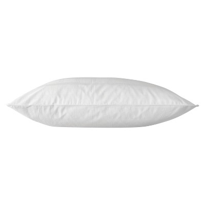 King Size White Cotton Zippered Pillow Protector