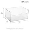 mDesign Plastic Bathroom Storage Organizer Bin with Open Front - 4 of 4