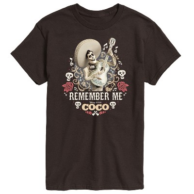 Men's Coco Remember Me Ernesto Short Sleeve Graphic T-Shirt - Dark Brown - Small