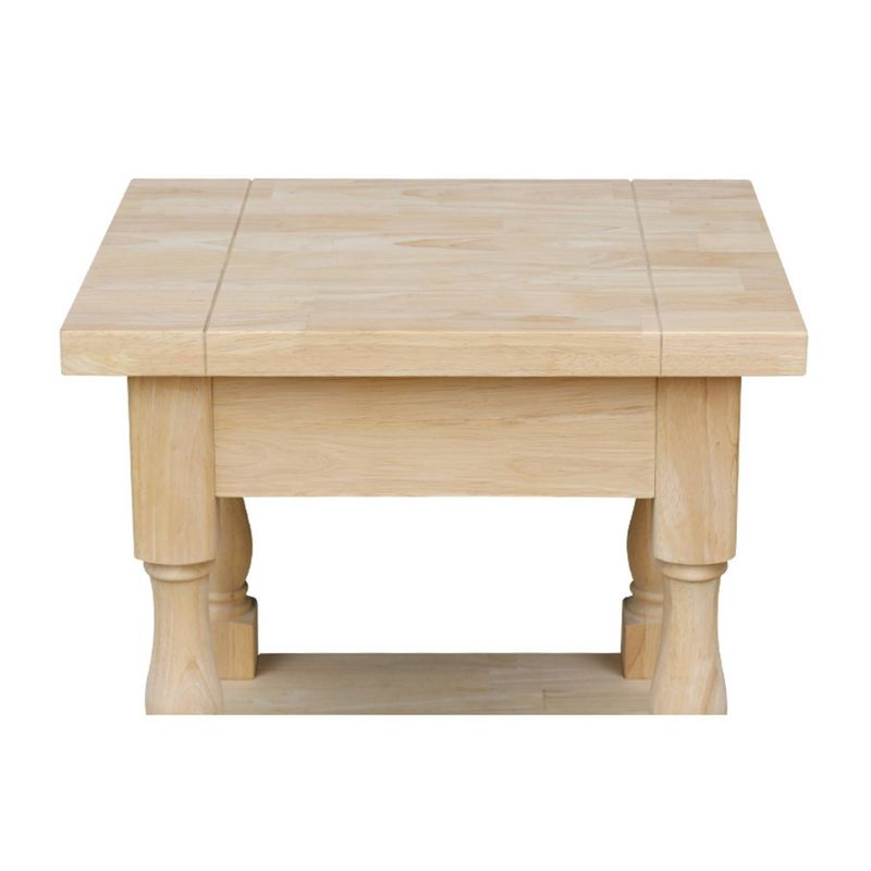 Tuscan End Table - Unfinished - International Concepts, 6 of 10
