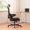 Good Ergonomic Mesh Office Chair With Lumbar Support,Flip-Up Arms,Swivel Desk Chair High Office Chair With Wheels-Cuddlewood - 2 of 4