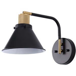 DORESshop 8.1 in. Modern Wall Sconces Lighting Fixtures, Indoor Wall Mount Swing Arm Lamp for Bedroom, Bedside (2-Pack) - 1 of 4