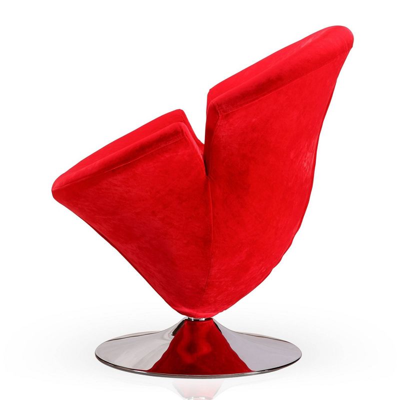 Set of 2 Tulip Velvet Swivel Accent Chairs - Manhattan Comfort, 6 of 9