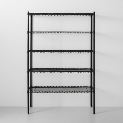 5 Tier Wide Wire Shelf Made By Design, 12 Wide Wire Shelving