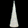 vidaXL Artificial Christmas Tree White PVC Collapsible - 47.2" - 2 of 4