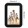 Americanflat Curved Corner Photo Frame With Shatter-Resistant Glass - Black - 2 of 4